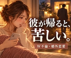 彼が帰った後の不安を40分そのまま話せます W不倫・婚外恋愛｜嫉妬も執着もそのまま話せます