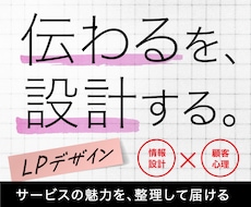 綺麗なだけじゃない！成果追求のLPを制作します イメージ1