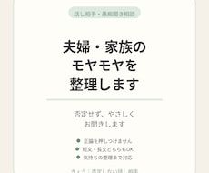 24時間チャット　夫婦・家族のモヤモヤを整理します イメージ1
