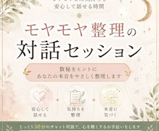 不安な気持を一緒に整理します イメージ1