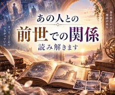 お相手との前世での関係を読み解きます 魂は何度も出会い、離れてきた…過去世の物語を解き明かします