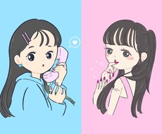ご希望のポーズでかわいい人物イラストお描きします SNSアイコン、ブログ挿絵等に使えるポップなイラストです！