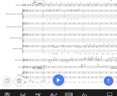 楽譜制作いたします MIDIへの書き出しも可能！カラオケ音源制作などに