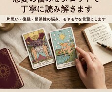 恋愛の悩みをタロットで丁寧に読み解きます イメージ1