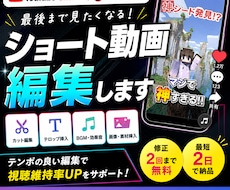 YouTubeTikTokショート動画を編集します イメージ1