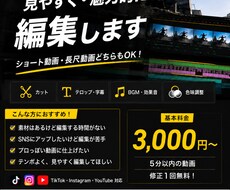 SNS用の動画を編集します イメージ1