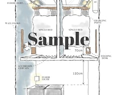 ROTAさま専用とさせていただきます ◆客室案内用シンプルでおしゃれな間取り図◆