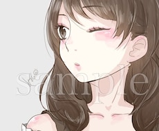 あなたの【SNS用アイコン】描きます ｛大人可愛い♪｝繊細なタッチと淡い色使いで❁*.ﾟ