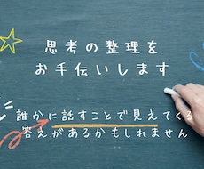 思考の整理をお手伝いします イメージ1