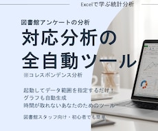 対応分析の全自動ツールを提供します イメージ1