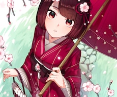 ふんわり可愛いイラスト描きます (背景付き)一枚絵、立ち絵、アイコンなどご希望の方に！