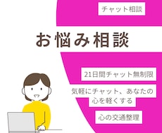 あなたのお悩みを交通整理します 安心して話せる“心の居場所”をお届けします。21日間無制限