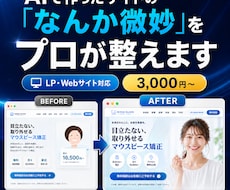 AIで作ったLP・Webサイトを高品質に改善します イメージ1