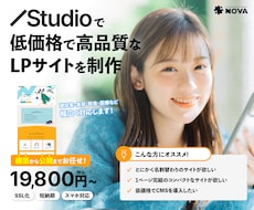 STUDIOで低価格なLPを制作します イメージ1