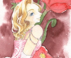水彩にて宝塚風イラスト描きます イメージ1