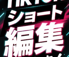 TikTokなどのショート動画編集します イメージ1