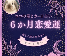 これから半年の恋愛の流れを丁寧に占います イメージ1