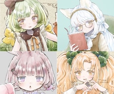 アイコン等に使えるイラスト描きます ○オリジナルのアイコンをお求めの方へ！○