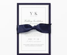 結婚式招待状をお作りします イメージ1