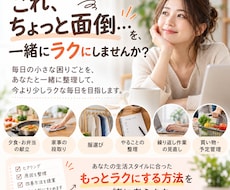 毎日の面倒を整理！あなたに合う時短方法を提案します イメージ1