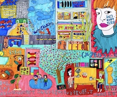 カラフルに気分明るくなる個性的な絵を描きます イメージ1