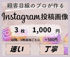 Instagramの投稿作成いたします イメージ1