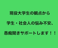 学生・社会人の悩み、不安のサポート愚痴承ります イメージ1