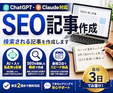 ChatGPTでSEO記事作成します イメージ1