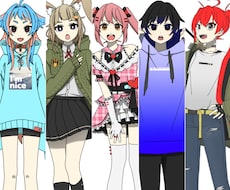 最短1日で立ち絵＋表情差分4つを制作いたします イメージ1