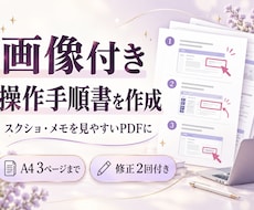 画像付きのわかりやすい操作手順書を作ります イメージ1