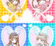 ポップでキュートなかわいい女の子イラスト描きます イメージ1