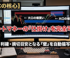大口の足跡を可視化！ＳＭＣ自動描画ツールを届けます 無駄な負けを減らし大口の意識するゾーンを自動表示します。