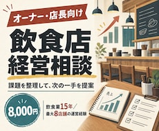 飲食店経営の悩みを現場経験者が整理します イメージ1