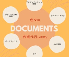 様々な形態の書類を作成代行します イメージ1