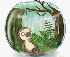 足腰太め・もちもちな動物イラストお描き致します イメージ1