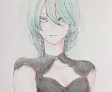 色紙にイラストを描きます イメージ1