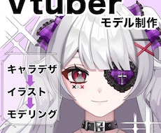 高可動域、高クオリティVTuberモデル制作します キャラデザにこだわりたい方、高品質なモデルを求めている方向け