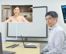 WEBミーティングをして資料作成をします