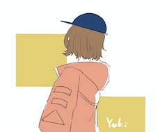 500円でシンプルな女の子後ろ姿描きます イメージ1