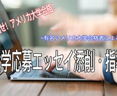 アメリカ大学応募用のエッセイを添削します イメージ1
