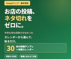 Googleマップ投稿文テンプレ30本を納品します イメージ1
