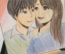 色鉛筆やペンで絵を描きます イメージ1