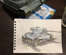 模型や趣味の道具の水彩イラストを作成します 模型や自慢の趣味道具をイラストとして保存してみませんか？
