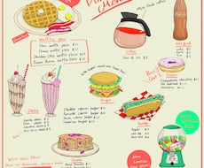 格安！！食品、小物雑貨、スイーツのイラスト描きます イメージ1