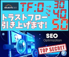 トラストフロー「TF」値を30以上に引き上げます TF50以上も可能！Google上位表示の近道に！