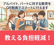 何度も教える手間ゼロ！QR動画で解決します イメージ1