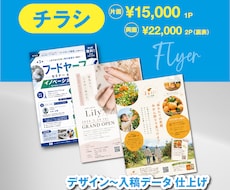 伝わるチラシ・パンフレット等　デザイン製作致します イメージ1