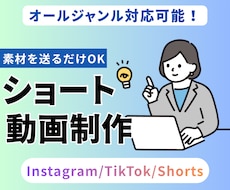 実績300本！SNS向けショート動画を制作します イメージ1