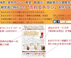 あなたのお店の手書き風「売れるチラシ」作ります 治療院、飲食店、サロン、教室、小さなお店のためのチラシ制作