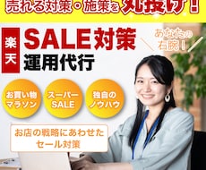 楽天のイベント・セール対策します お買い物マラソン・スーパーセール対策を代行いたします